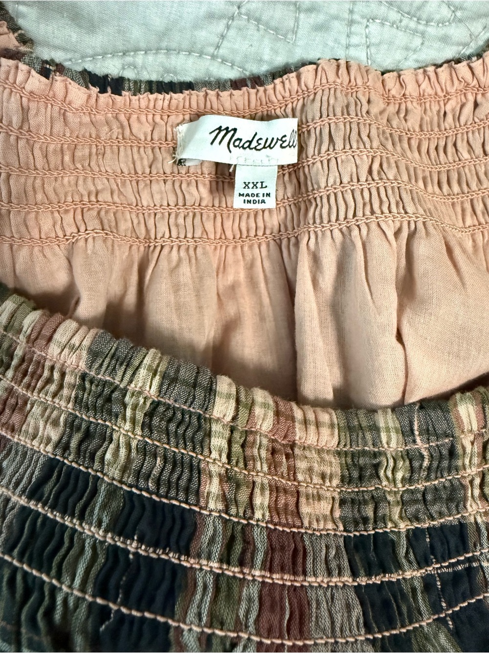 Madewell Flutter-Sleeve Tiered Midi Dress in Plaid XXL - Picture 11 of 12